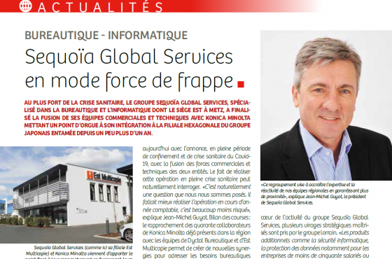 [REVUE DE PRESSE] SEQUOÏA GLOBAL SERVICES EN MODE FORCE DE FRAPPE